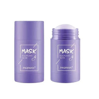 Green Tea Solid Cleansing Mask,Blackhead Remover with Green Tea Extract,Deep Pore Cleansing,Whitening Moisturizing Skincare Mask